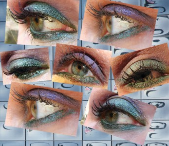 Третій день граю з палеткой тіней Armani la femme bleue eye palette